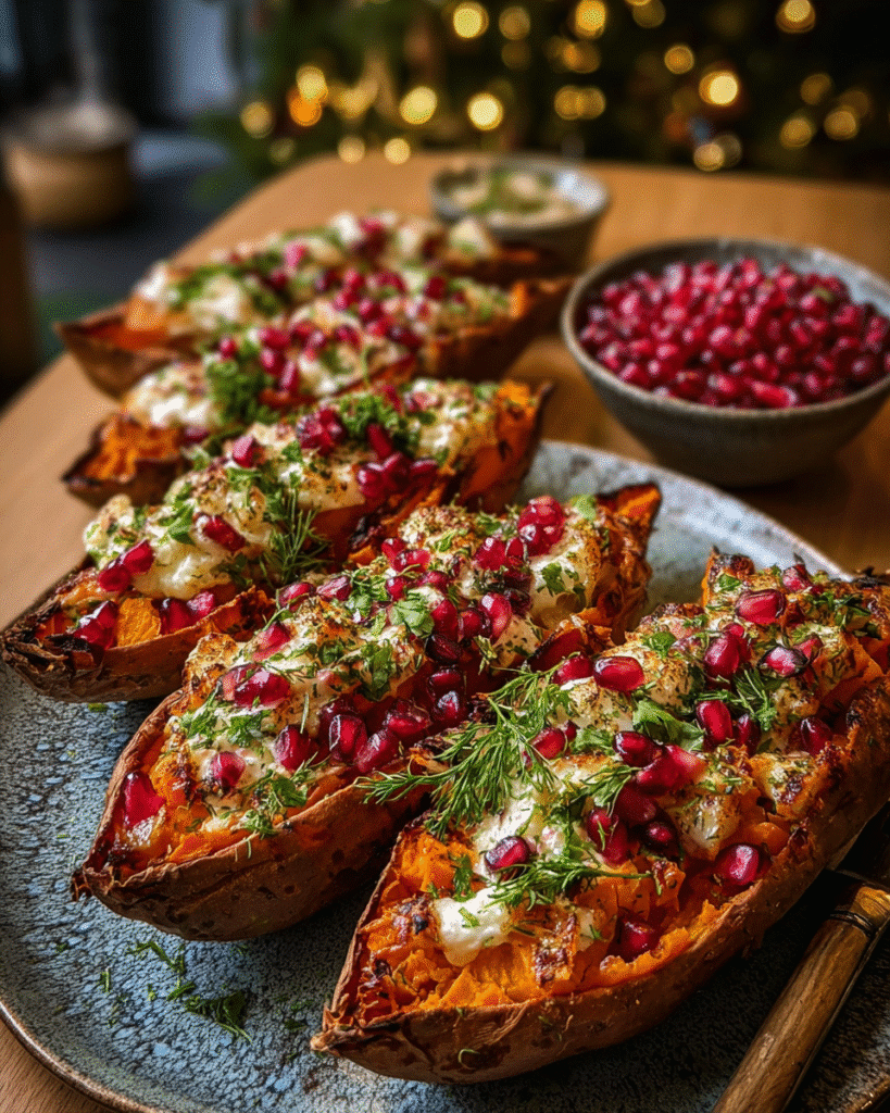 Festive Sweet Potato Boats: Holiday Flavor Explosion!