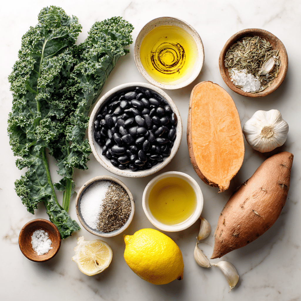 How to Make the Ultimate Massaged Kale Salad with Roasted Sweet Potato