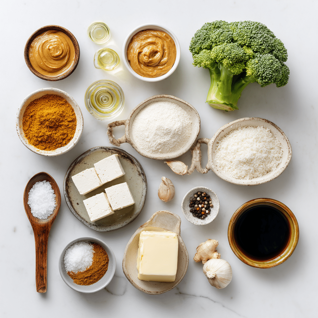 Roasted Tofu Broccoli: Spicy Curry Peanut Magic Meal