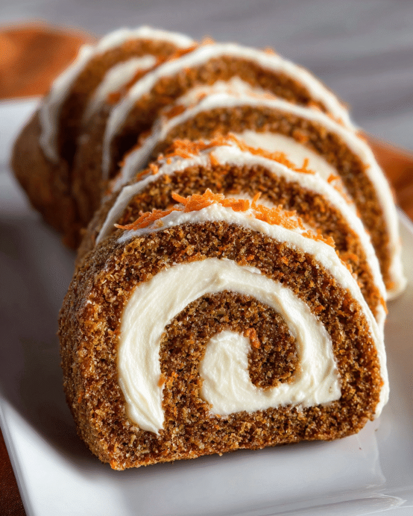 Carrot Cake Roll: Creamy Frosting Dreams Come True!
