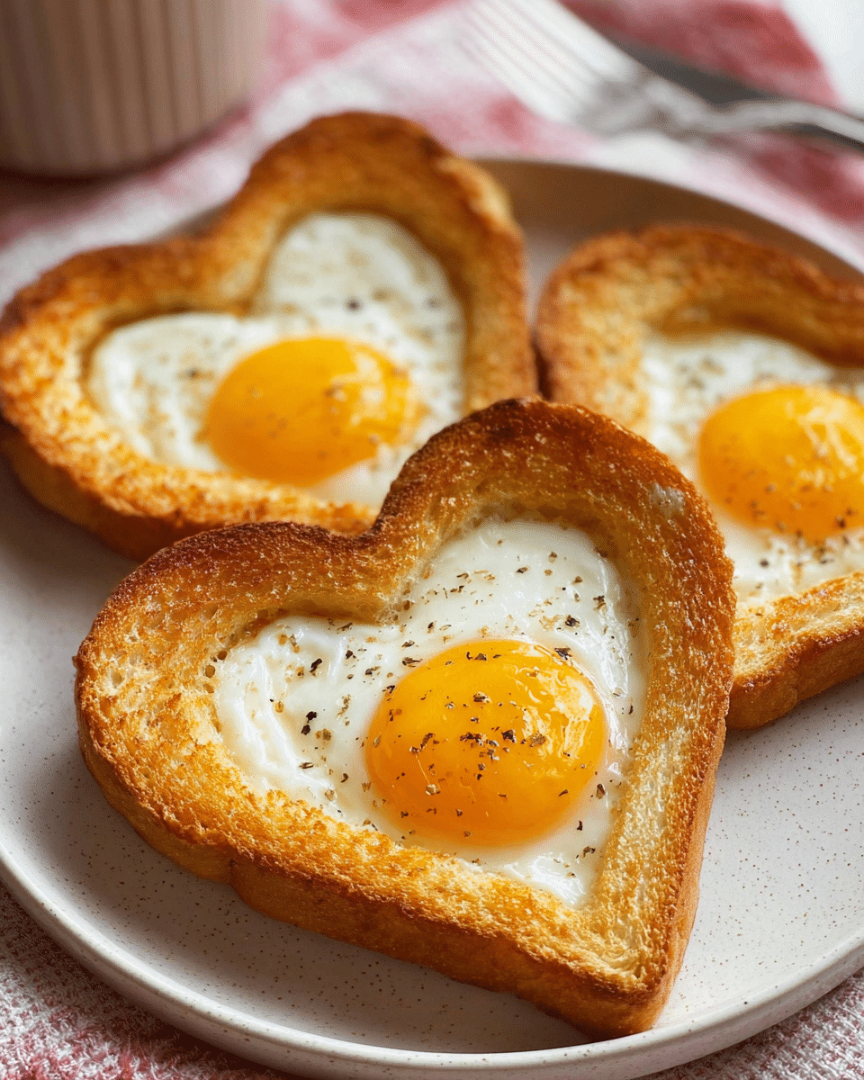 How to Make Heart Egg-in-a-Hole Toast for a Romantic Breakfast