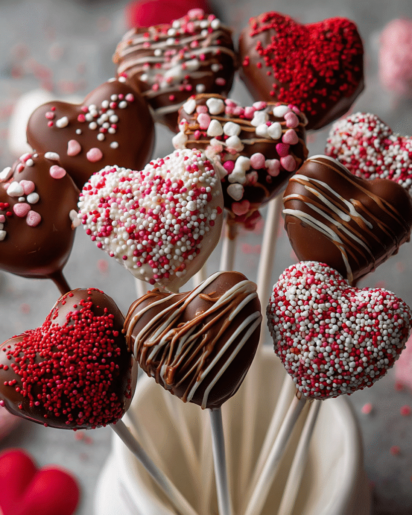 Heart-Shaped Chocolate-Covered Marshmallow Pops: Sweet Secrets Revealed!