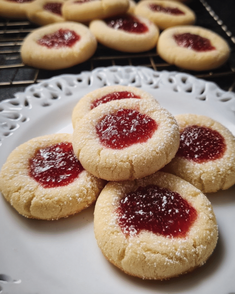 Thumbprint Cookies with Strawberry Jam: Sweet Bites of Bliss!
