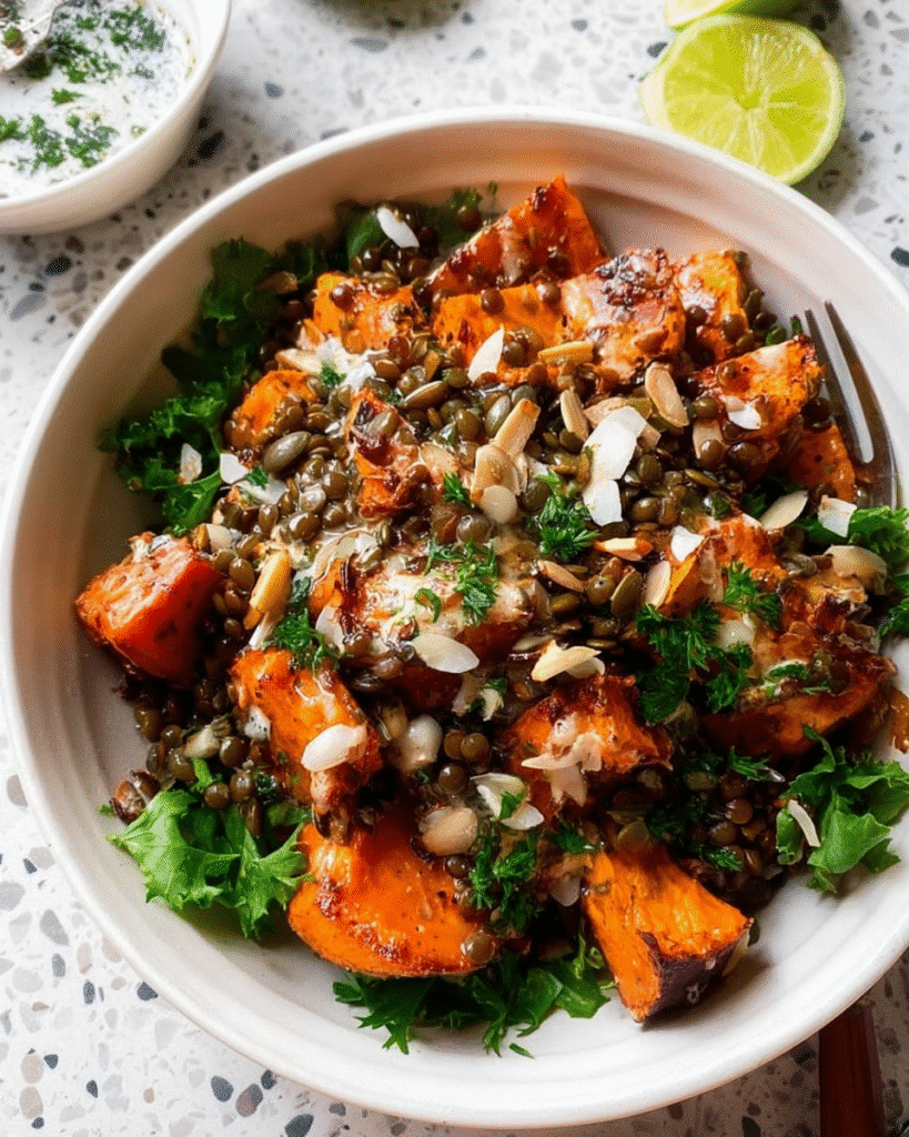 Best Roasted Sweet Potato Salad with Lentils for Summer Meals