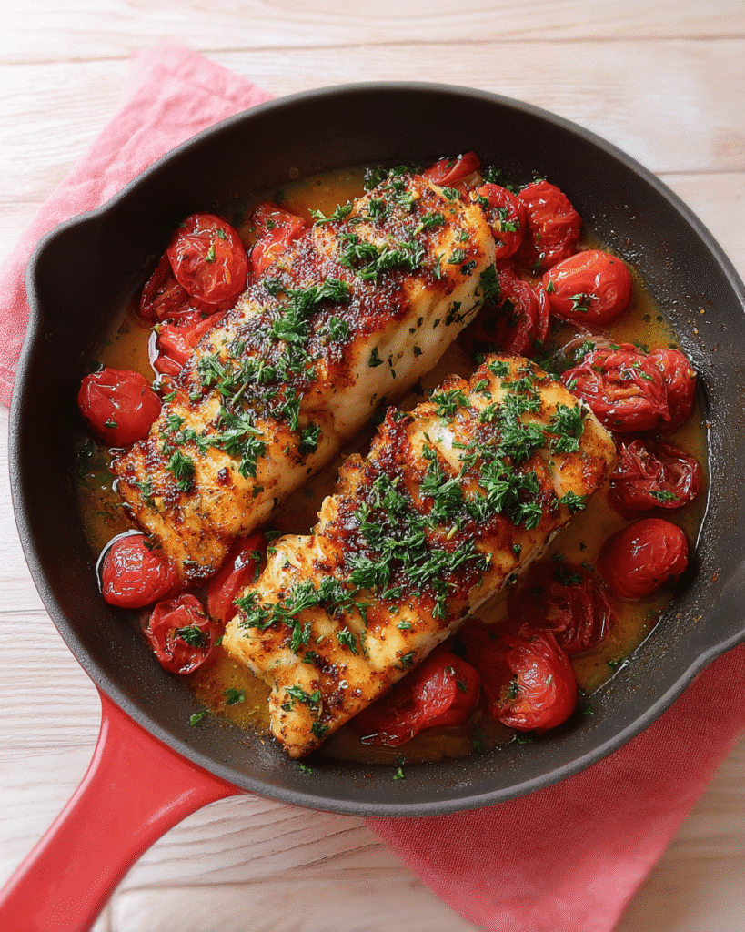 Baked Old Bay Garlic Butter Cod: Easy Weeknight Seafood Delight