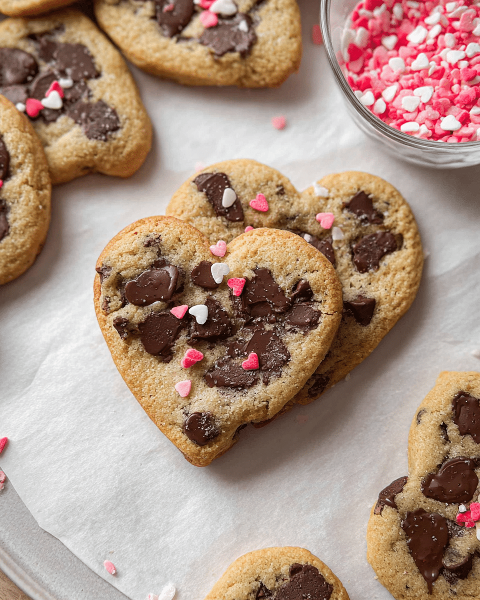 Heart Shaped Chocolate Chip Cookies: Best Sweet Treats Ever!