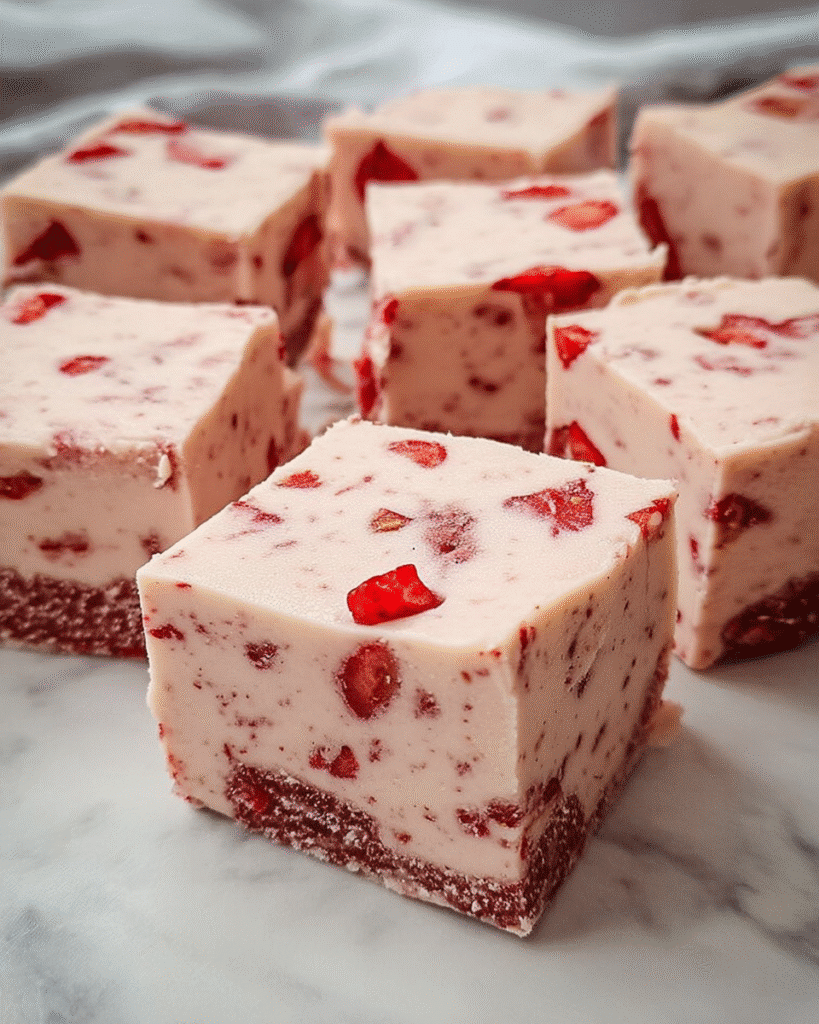 No-Bake Strawberry Fudge Squares: 5 Easy Summer Treats