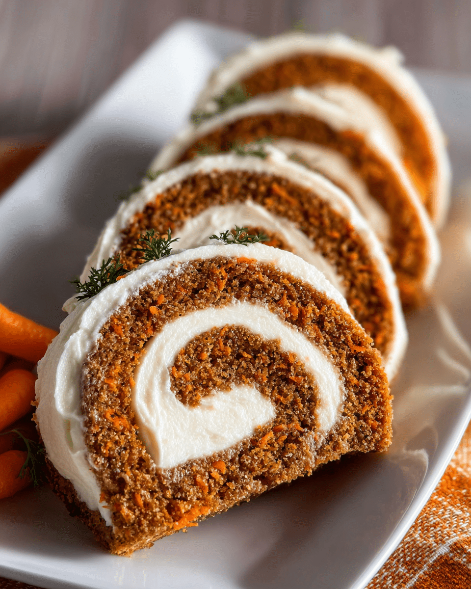 Carrot Cake Roll: Creamy Frosting Dreams Come True!