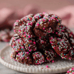 Crinkle Chocolate Cookies with Sprinkles: 7 Irresistible Bites!
