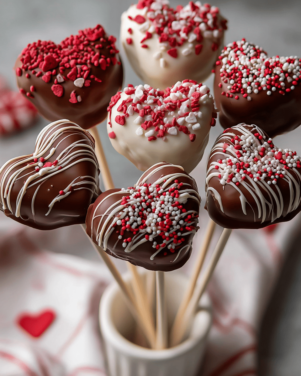Heart-Shaped Chocolate-Covered Marshmallow Pops: Sweet Secrets Revealed!