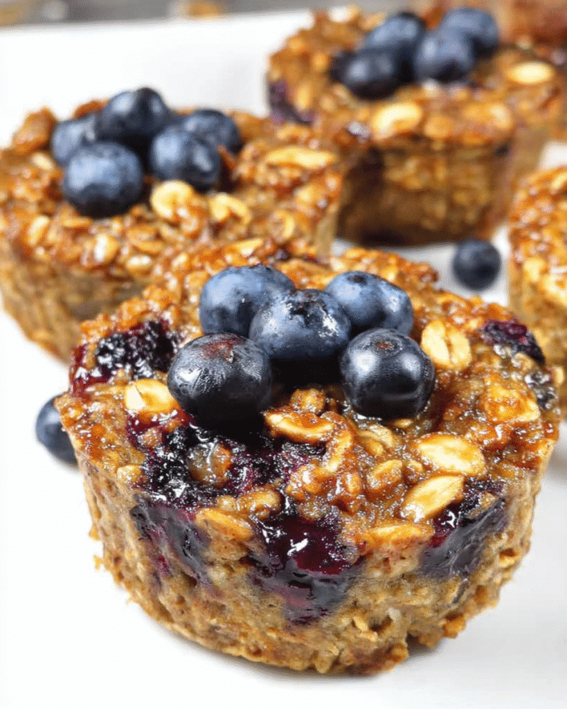 Blueberry Banana Baked Oatmeal Cups: 5 Easy Morning Wins!