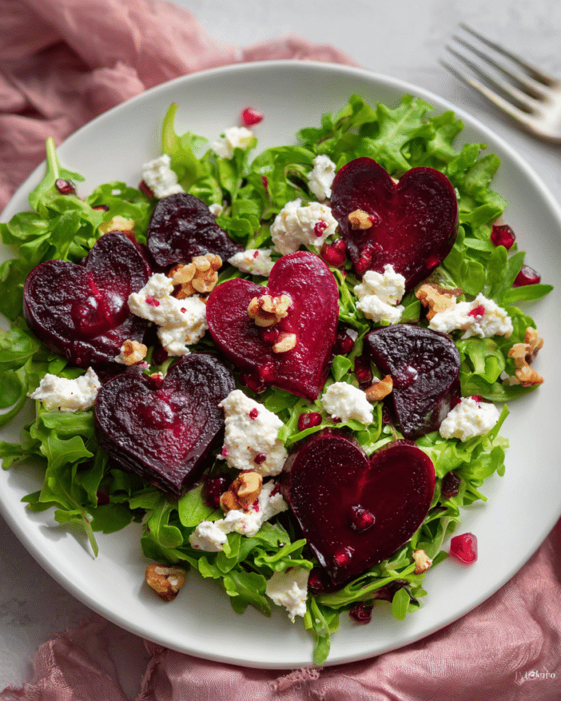 Heart-Shaped Beet Salad: Best Romantic Dinner Hack!