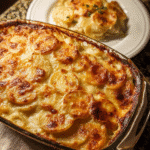 Cheesy Easy Side Scalloped Potatoes: Creamy Comfort in Minutes!