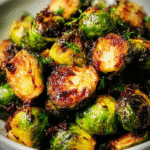 How to Make Crispy Easy Side Roasted Brussels Sprouts in Minutes