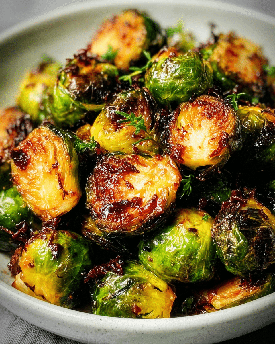 How to Make Crispy Easy Side Roasted Brussels Sprouts in Minutes