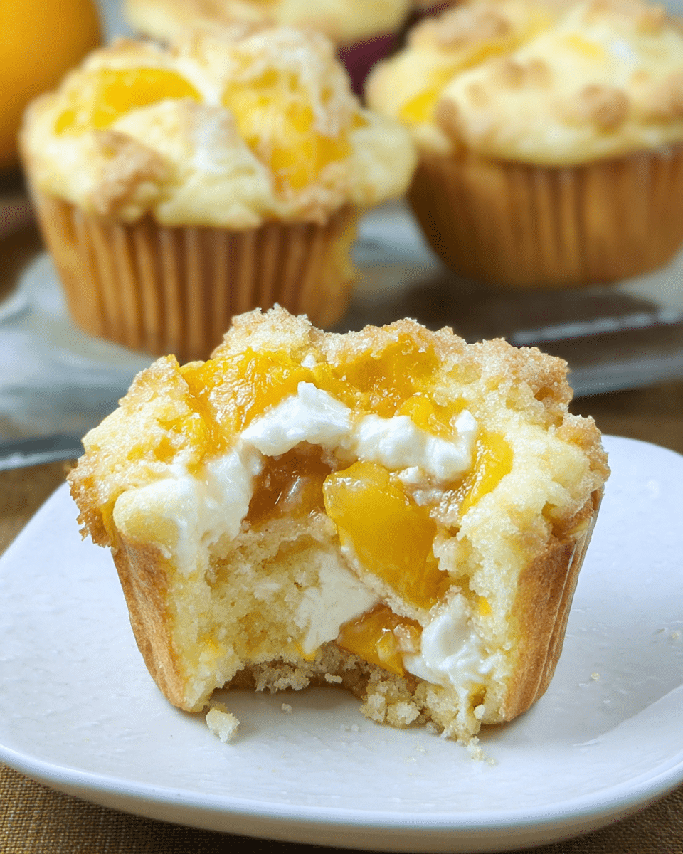 Peach Cream Cheese Muffins: Your Summer Baking Bliss