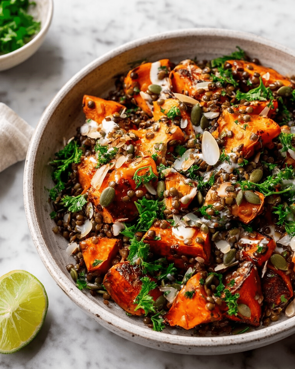 Best Roasted Sweet Potato Salad with Lentils for Summer Meals