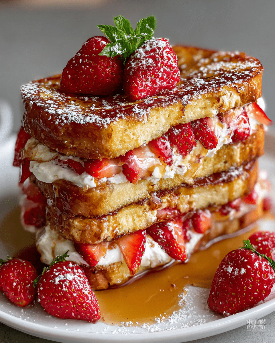 How Strawberry Cream Cheese Stuffed French Toast Steals Breakfast
