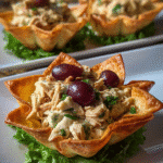 How to Make Irresistible Chicken Salad Wonton Cups in Minutes