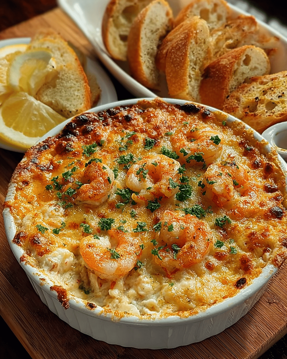 Cheesy Shrimp & Crab Bake Dip: Wow Your Party Guests!
