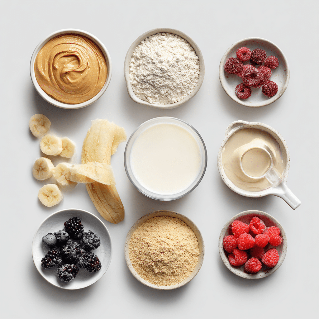 Peanut Butter & Jelly Protein Smoothie: Power Up Fast!