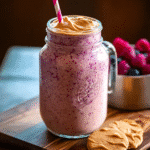 Peanut Butter & Jelly Protein Smoothie: Power Up Fast!