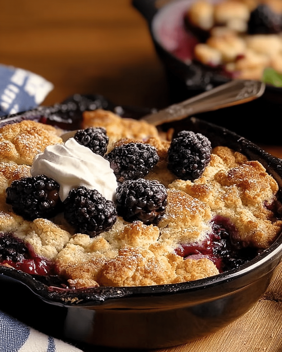 Warm and Sweet Blackberry Cobbler: Grandmas Secret Recipe Revealed!