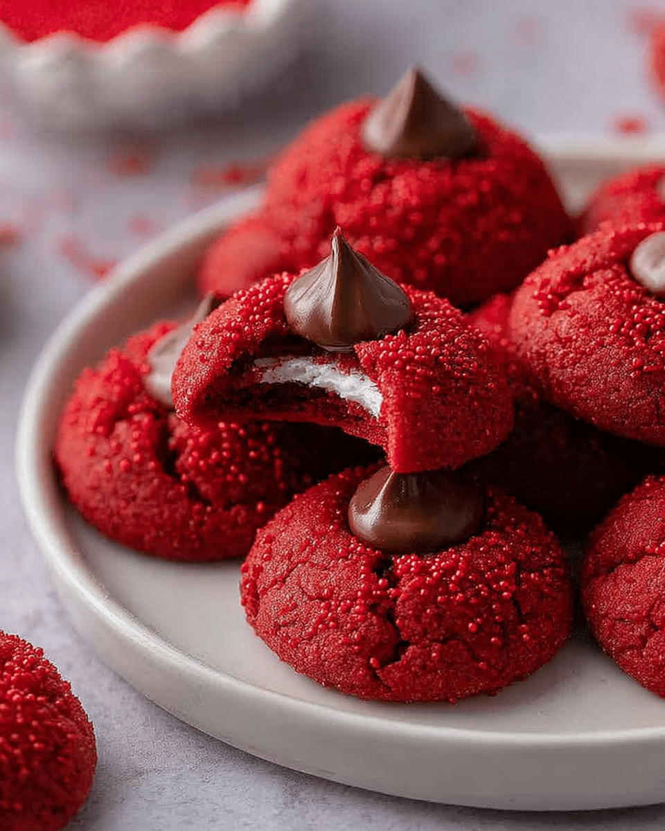 Hershey's Red Velvet Blossoms: Decadent Cookies That Wow