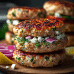 Greek Chicken Feta Burgers: Best Juicy Recipe Youll Ever Try