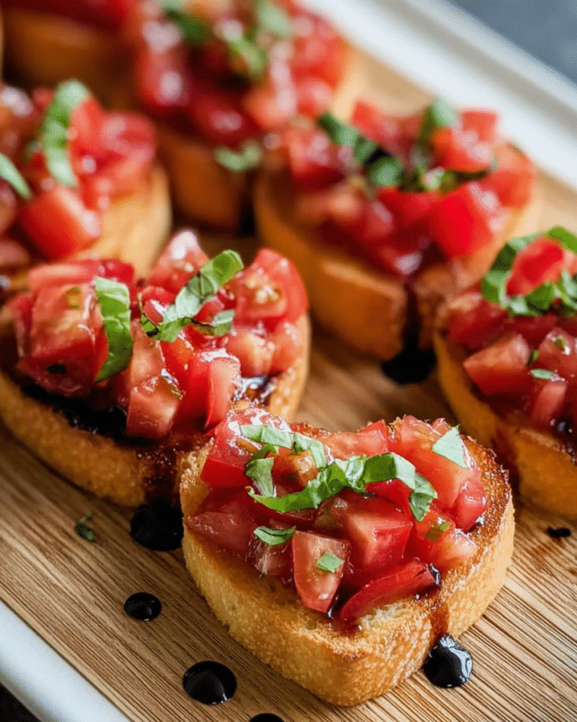 Heart-Shaped Tomato Bruschetta: 5 Romantic Ways to Wow Guests