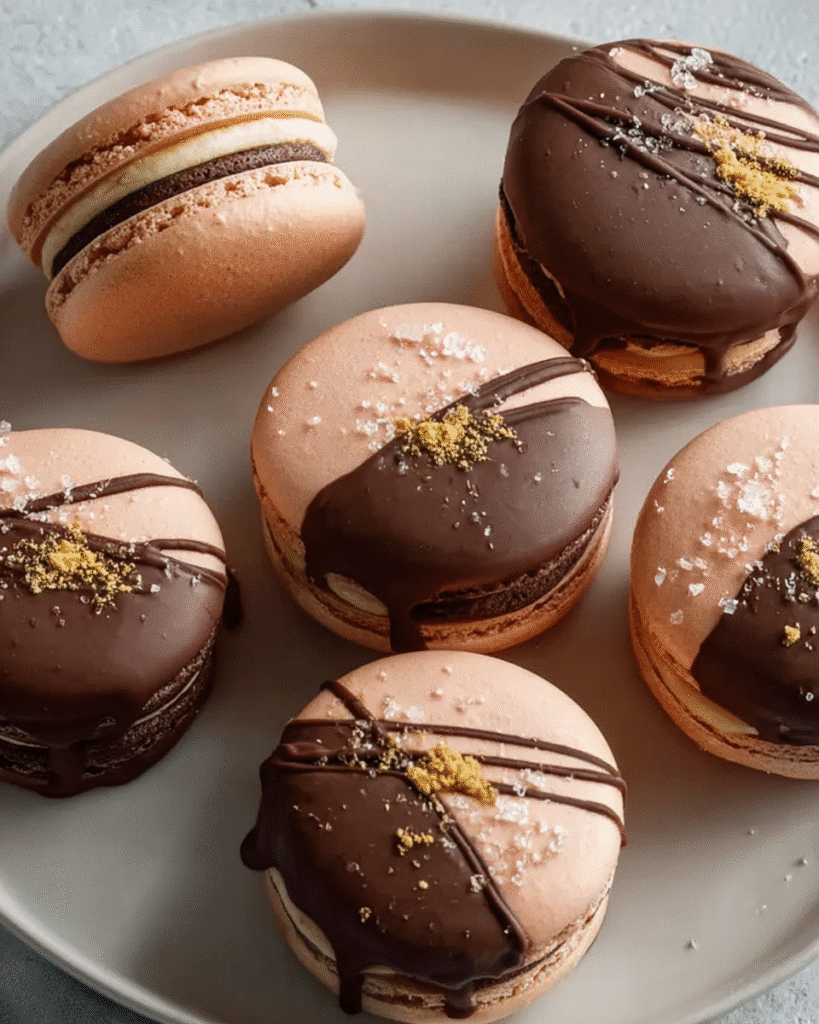 How to Make Irresistible Chocolate Dipped Macarons