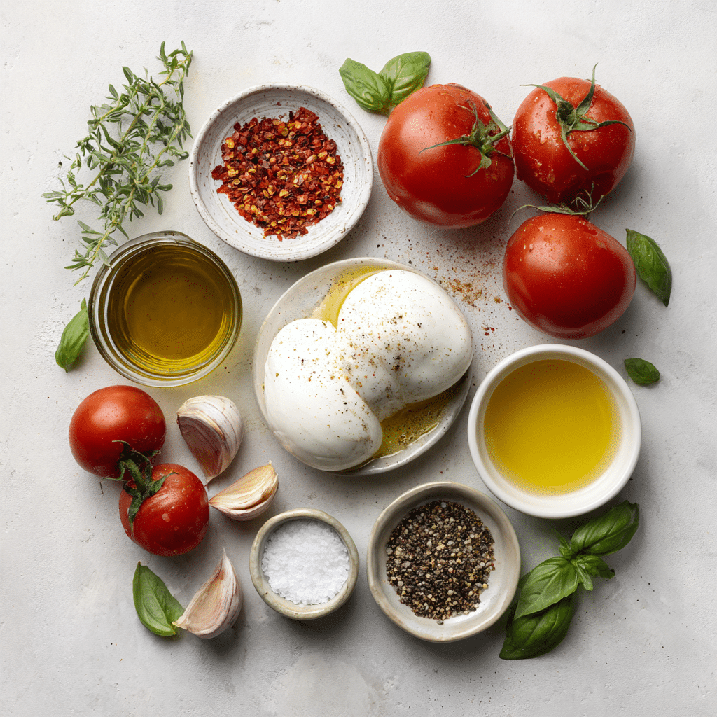 Crispy Burrata Magic: Spicy Tomato Jam Perfection