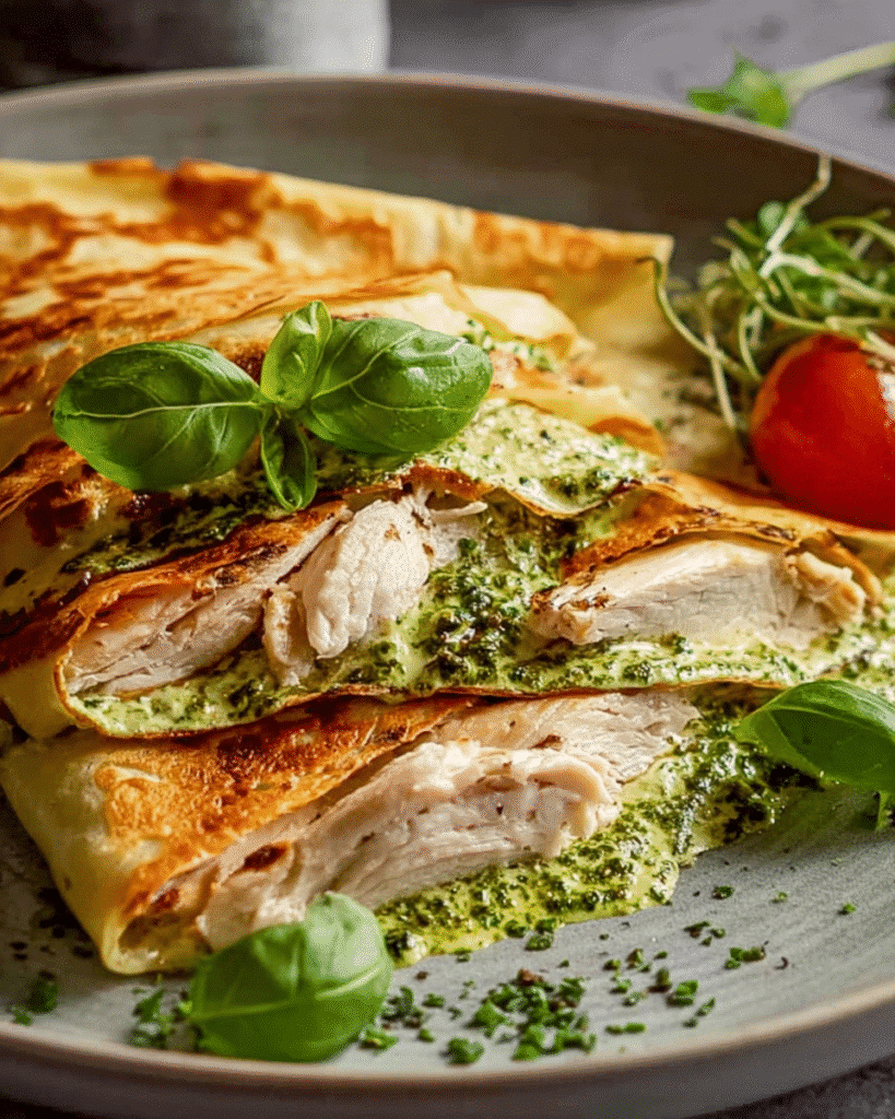 How Pesto Chicken Crepes Elevate Your Weeknight Dinner Game
