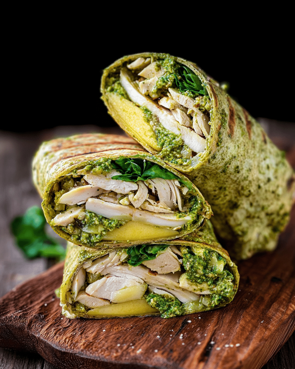 Grilled Pesto Chicken Wraps: Quick Lunch Magic Revealed!
