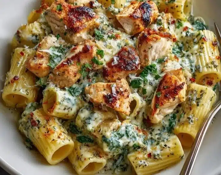 Creamy Pesto Chicken Pasta