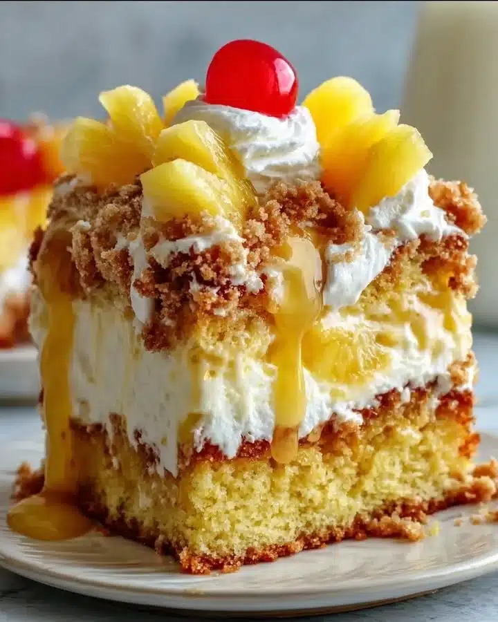 Hawaiian Pineapple Cream Cake