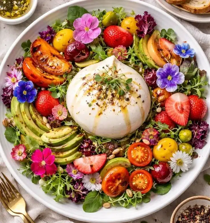 Artistic Burrata Salad