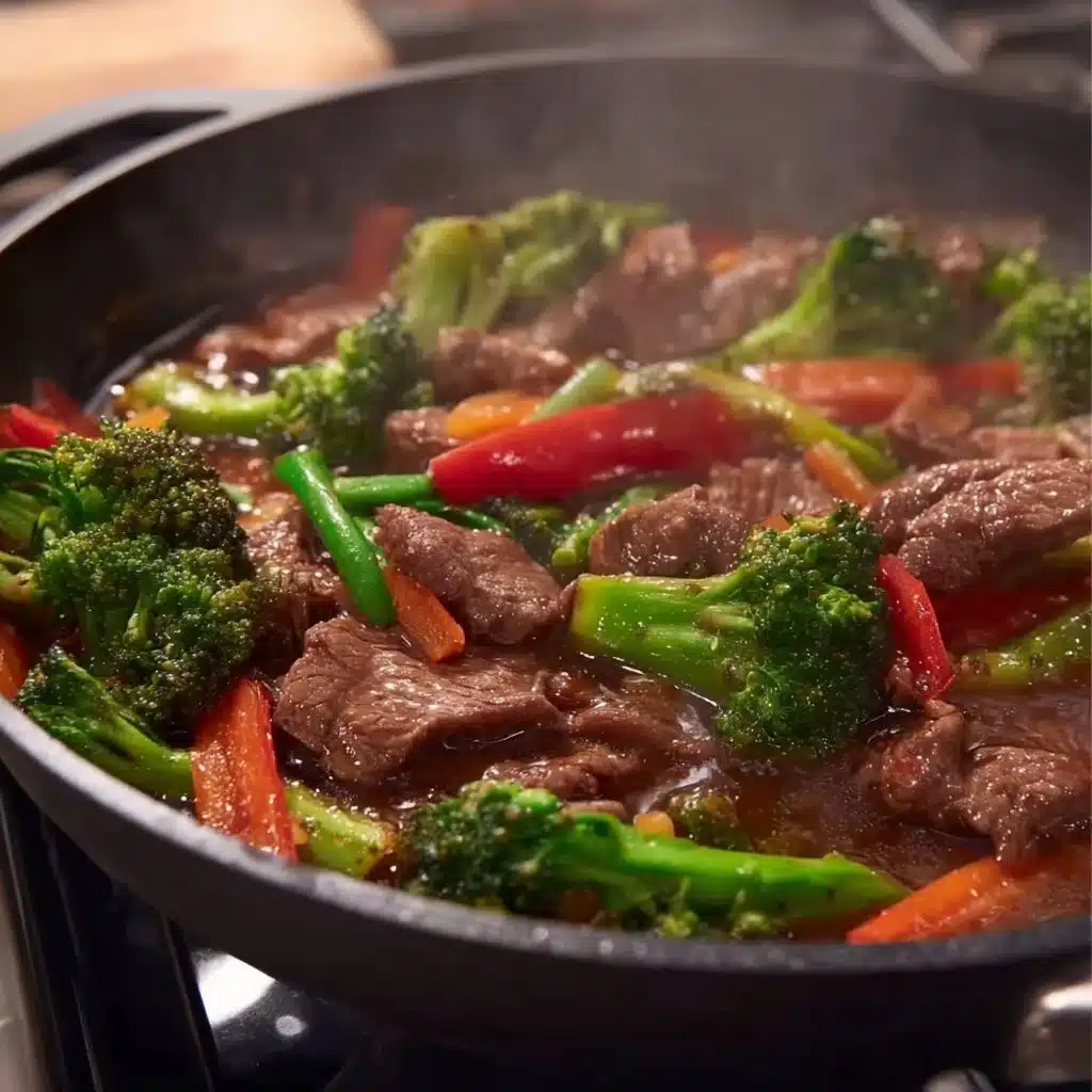 Delicious Beef and Broccoli stir-fry with tender beef and vibrant broccoli