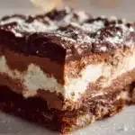 Delicious Chocolate Delight dessert showcasing creamy chocolate layers and toppings