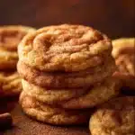 Delicious Cinnamon Roll Snickerdoodle Cookies served on a plate with cinnamon dusting.