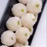 Coconut Ball dessert featuring shredded coconut and sweet ingredients