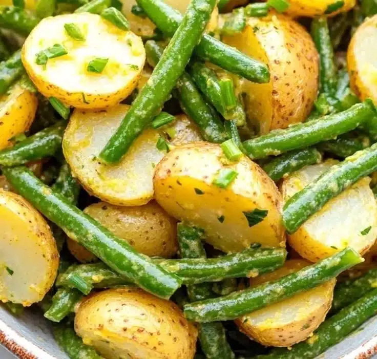 Creamy Green Bean Potato Salad