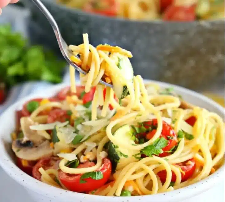 Easy One Pot Pasta Primavera