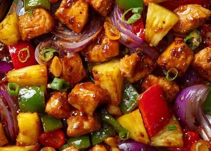 Hawaiian Chicken Sheet Pan