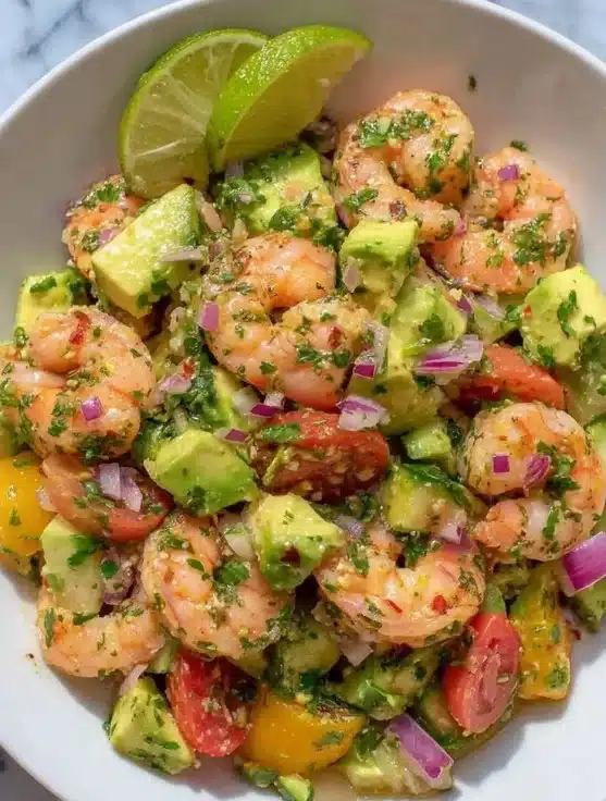 Healthy Shrimp Avocado Salad