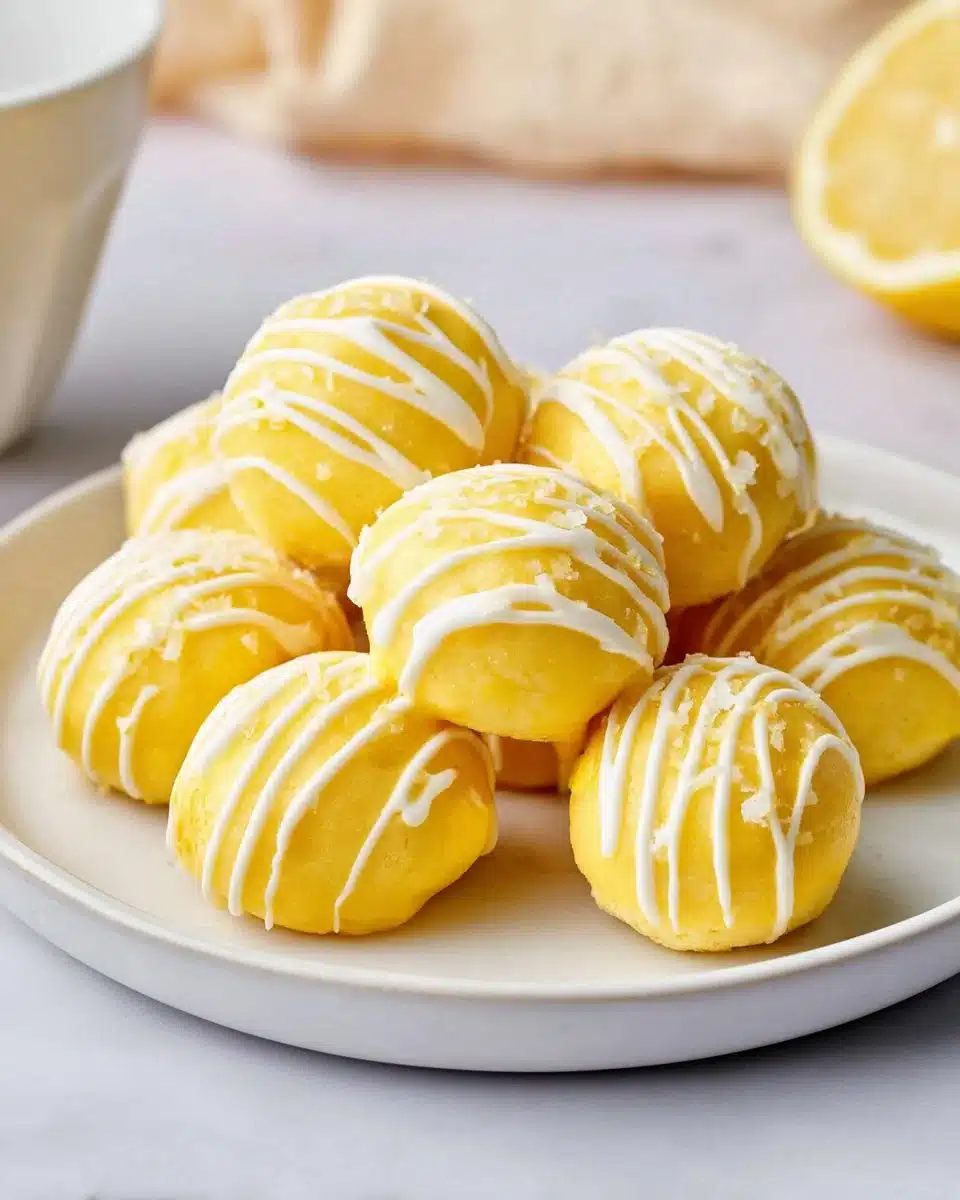 Lemon Cheesecake Bites