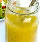 Fresh Lemon Vinaigrette drizzled over a colorful salad