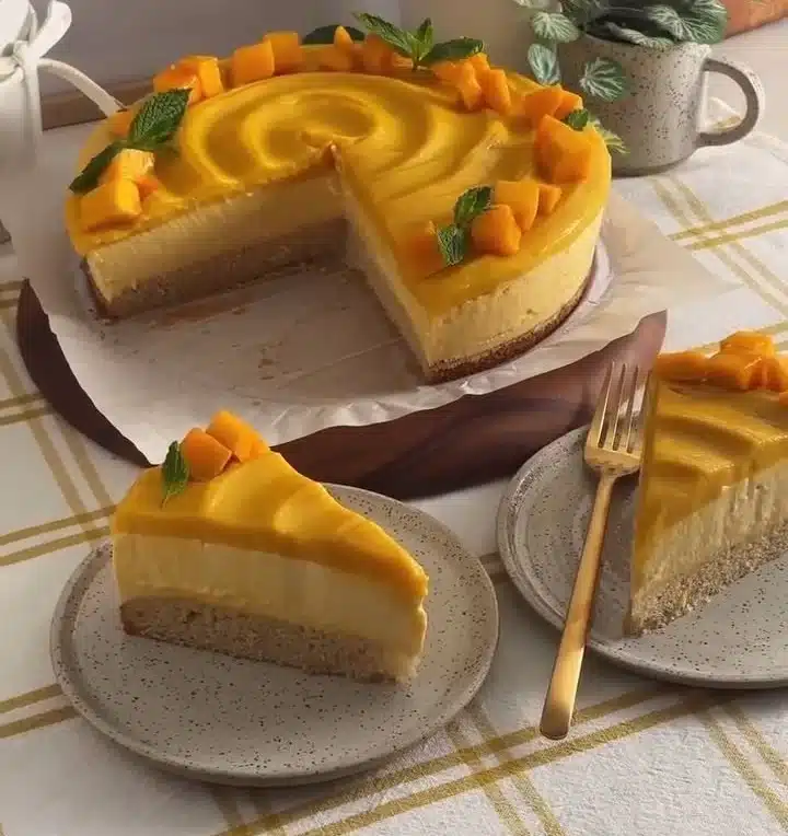 Mango Mousse Cake