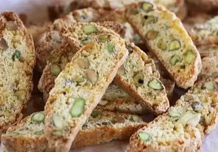 Orange Pistachio Biscotti