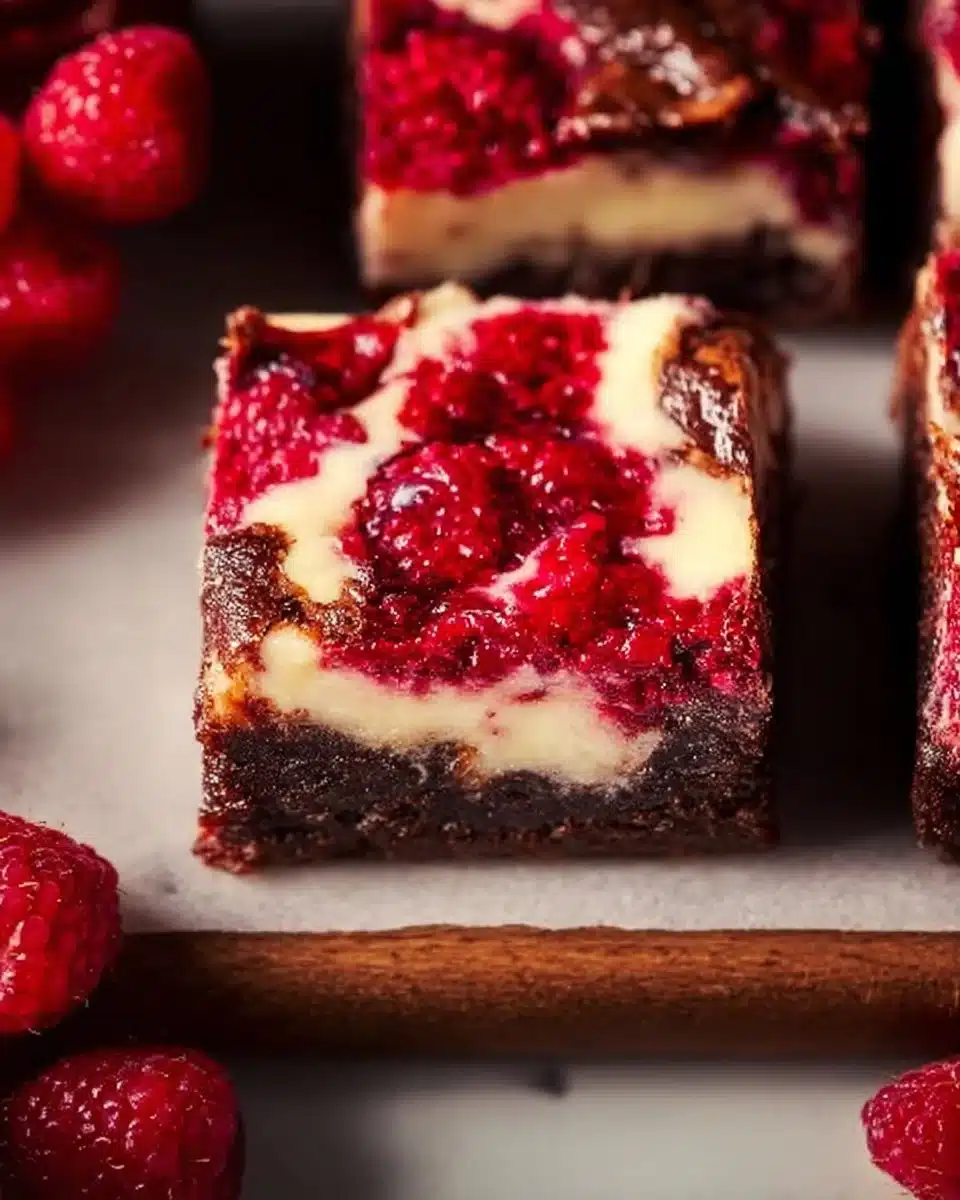 Raspberry Cheesecake Brownies